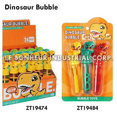 3pcs Dinosaur Bubble