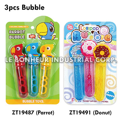 3pcs Donut Bubble