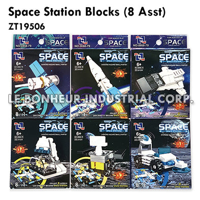 Space Station Blocks (8 Asst)