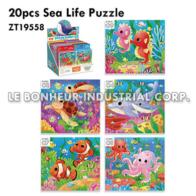 20pcs Sea Life Puzzle