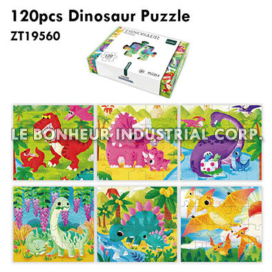 120pcs Dinosaur Puzzle