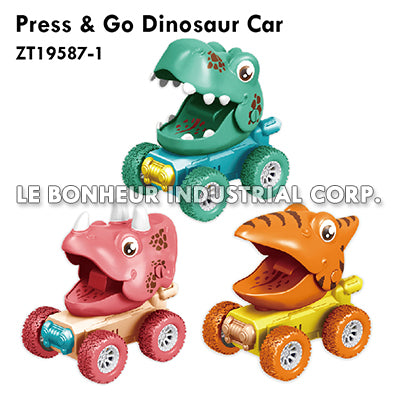 Press & Go Dinosaur Car