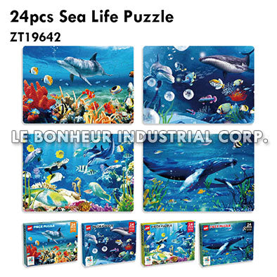 24pcs Sea Life Puzzle