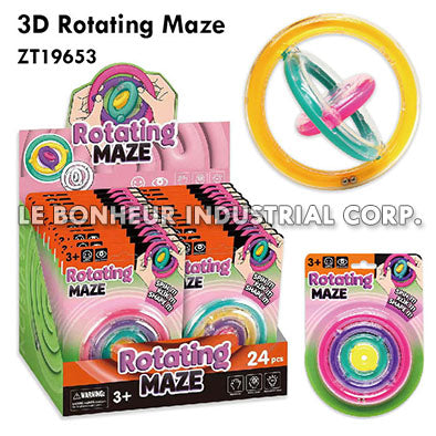 3D Rotating Maze