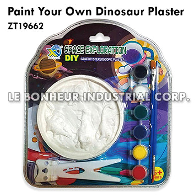 Paint Your Own Dinosaur Plaster