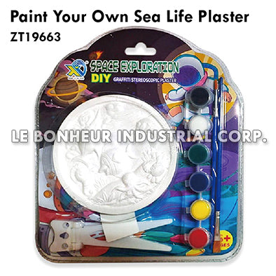 Paint Your Own Sea Life Plaster