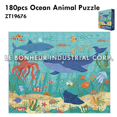 180pcs Ocean Animal Puzzle