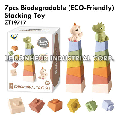 7pcs Biodegradable (Eco-Friendly) Stacking Toy