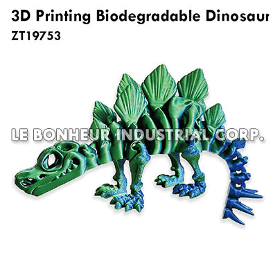 3D Printing Biodegradable Dinosaur