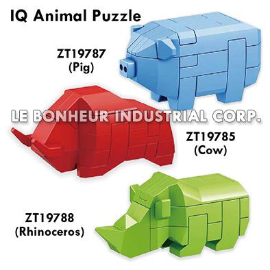 IQ Puzzle Rhinoceros