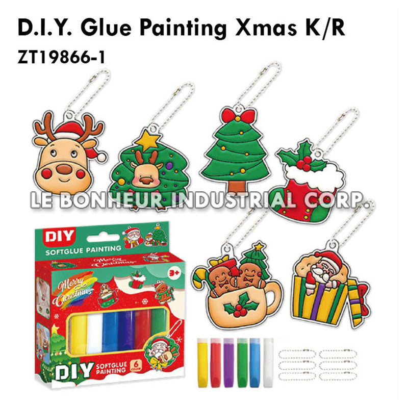 D.I.Y. Glue Painting Xmas K/R