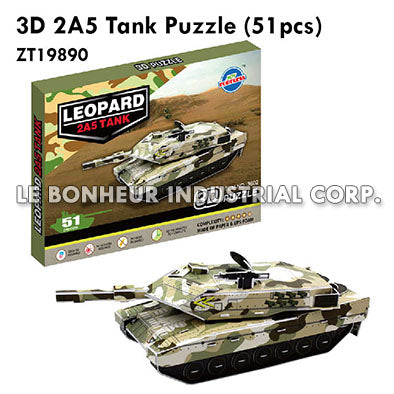 3D 2A5 Tank Puzzle (51pcs)