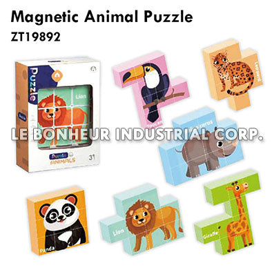 Magnetic Animal Puzzle