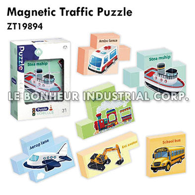 Magnetic Traffic Puzzle