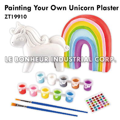 Painting Your Own Unicorn Plaster