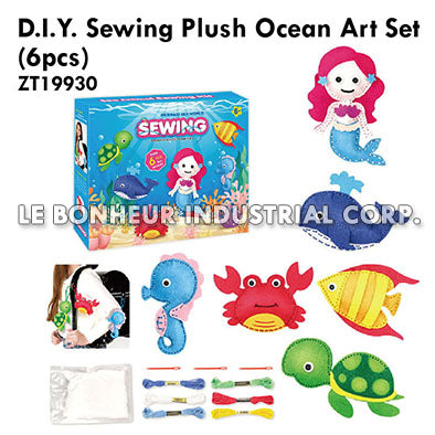 D.I.Y. Sewing Plush Ocean Art Set (6pcs)