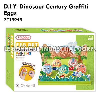 D.I.Y. Dinosaur Century Graffiti Eggs