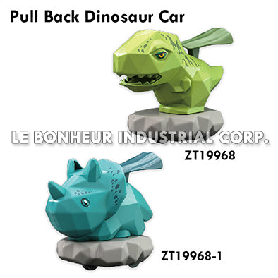 Pull Back Dinosaur Car
