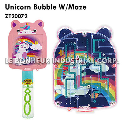 Unicorn Bubble W/Maze