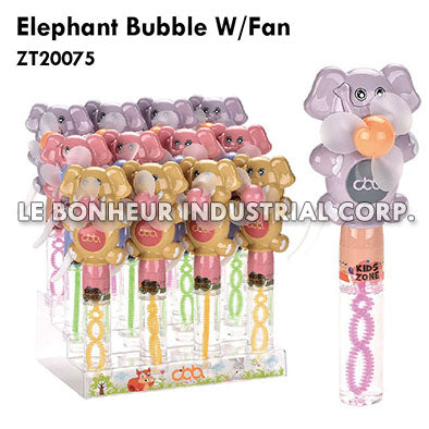 Elephant Bubble W/Fan