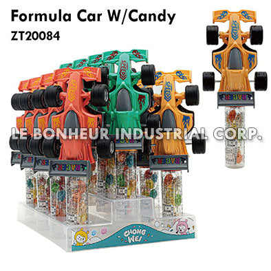 Formula Car W/Candy