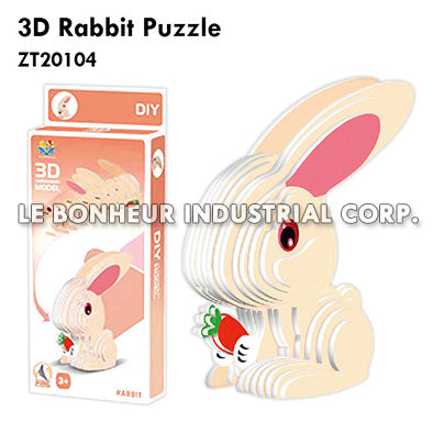 3D Rabbit Puzzle