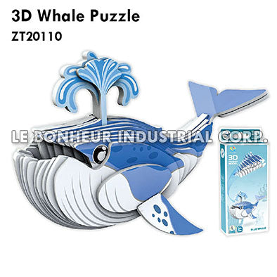 3D Whale Puzzle
