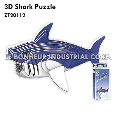 3D Shark Puzzle