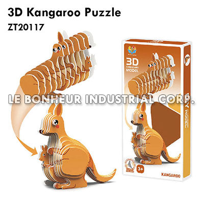 3D Kangaroo Puzzle