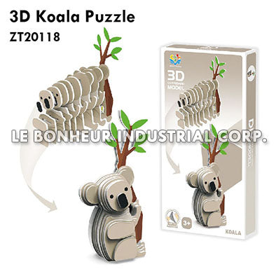 3D Koala Puzzle