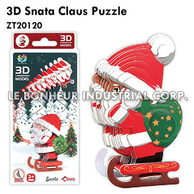 3D Snata Claus Puzzle