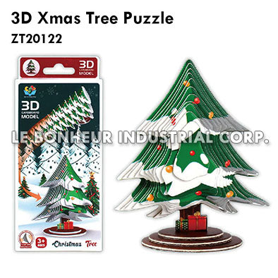 3D Xmas Tree Puzzle