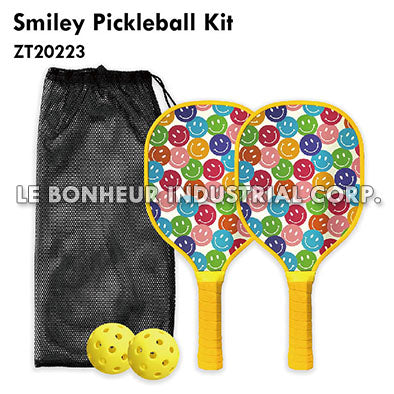 Smiley Pickleball Kit