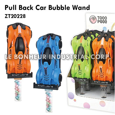 Pull Back Car Bubble Wand