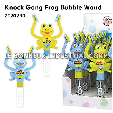 Knock Gong Frog Bubble Wand