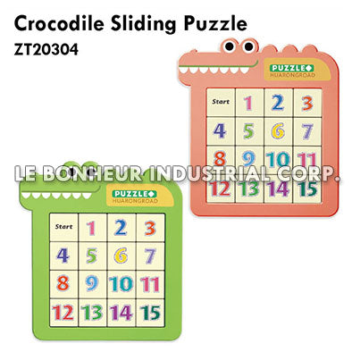 Crocodile Sliding Puzzle