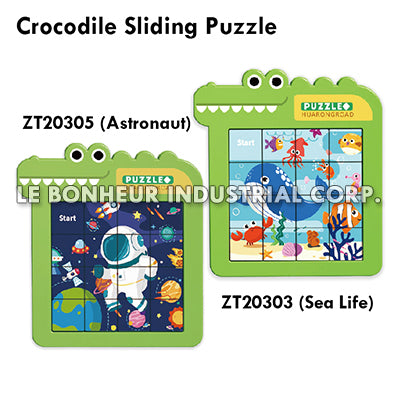 Crocodile Sliding Puzzle