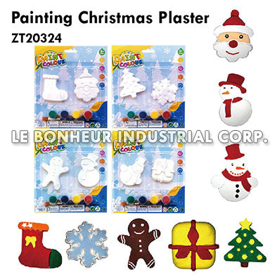 Painting Christmas Plaster