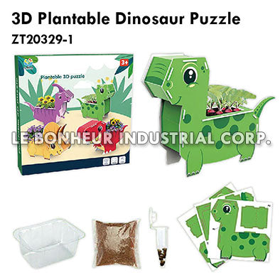 3D Plantable Dinosaur Puzzle