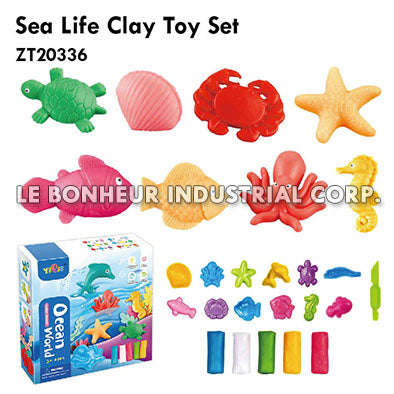 Sea Life Clay Toy Set
