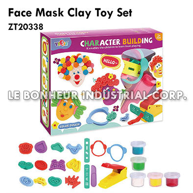 Face Mask Clay Toy Set