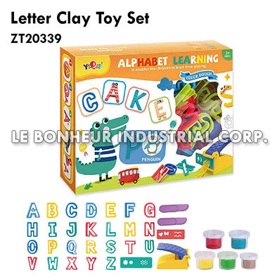 Letter Clay Toy Set