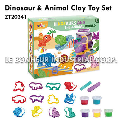 Dinosaur & Animal Clay Toy Set