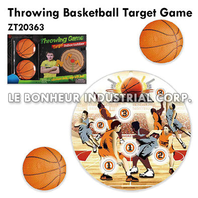 Throwing Basketball Target Game