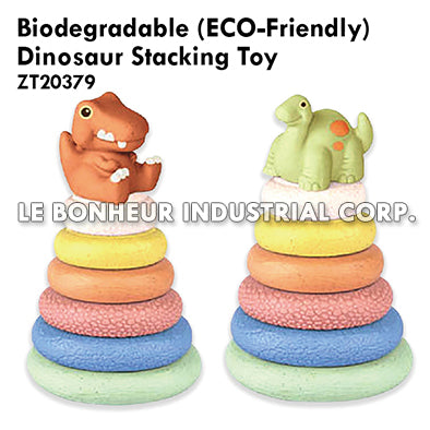 Biodegradable (Eco-Friendly) Dinosaur Stacking Toy