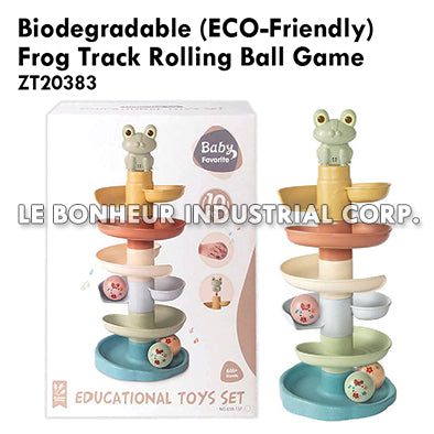 Biodegradable (Eco-Friendly) Frog Track Rolling Ball Game