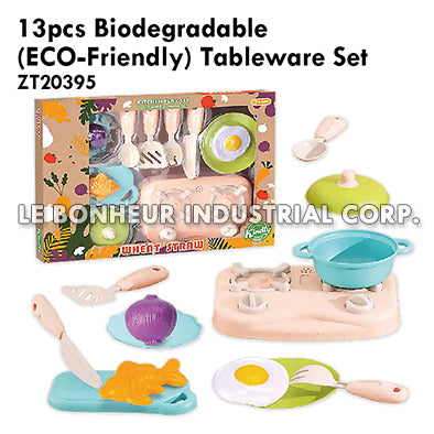 13pcs Biodegradable (Eco-Friendly) Tableware Set