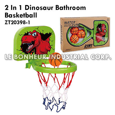 2 In 1 Dinosaur Bathroom Basketball