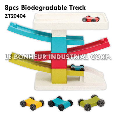 8pcs Biodegradable Track