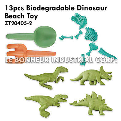 13pcs Biodegradable Dinosaur Beach Toy